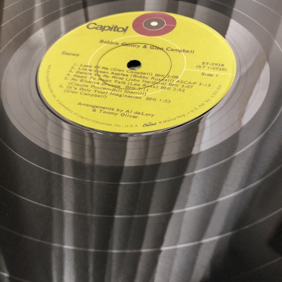 Bobbie Gentry And Glen Campbell Vinyl Lp - Picture 3 of 9